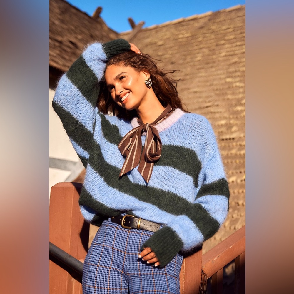 Free People Paris Alpaca Sweater NWT